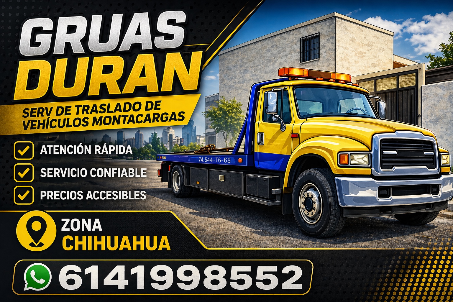 Imagen promocional de Grúas Durán